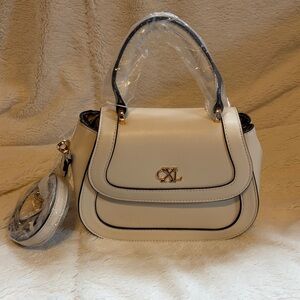 Christian Lacroix Cream Satchel NWT